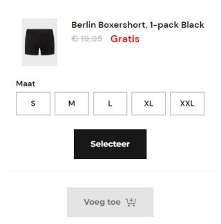 10% korting op 6-packs + gratis boxershort bij Girav
