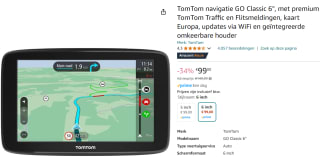 TomTom Go Classic 6 Europa voor €99 bij Amazon