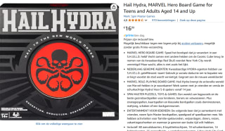 Marvel Hail Hydra bordspel voor €16,82 bij Amazon