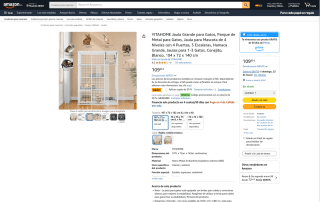 Jaula Grande para Mascotas por 32,99€