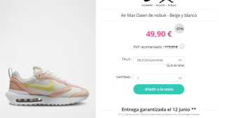 Zapatillas Nike Air Max desde solo 19,90€