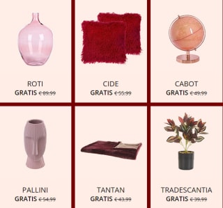 Gratis cadeau bij besteding vanaf €210 bij Beliani