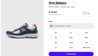 New Balance M2002 UNISEX - Sneakers laag - voor €78 bij Zalando