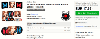 25 Jahre Abenteuer Leben (Limited Fanbox Edition) (signiert) voor €17,99 bij Jpc