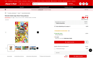 Super Mario Party Jamboree Switch por 39,66€