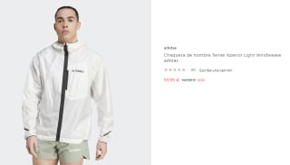 Chaqueta de hombre Terrex Xperior Light Windweave adidas por 59.95€