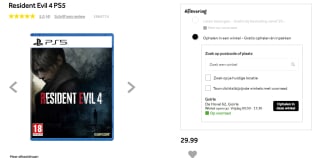 Resident Evil 4 voor de PlayStation 5 nu €29,99 bij Intertoys