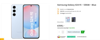 Samsung Galaxy S24 FE - 128GB - Blue voor €595 bij Phonemarket
