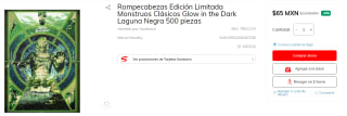 Rompecabezas de 500 o 1000 pzas por $65 en Sanborns