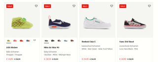Foot Locker sale met 20% extra korting op geselecteerde items