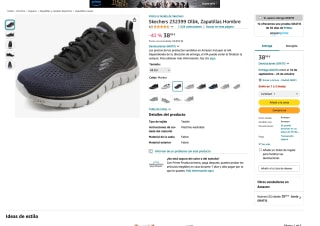 Zapatillas Skechers 232399 Olbk Hombre desde 38,99€