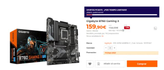 Placa Base Gigabyte B760 Gaming X por 159.9€