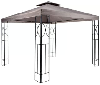 Pérgola de Metal Tabaco 3x3m por $1,999 | Sodimac