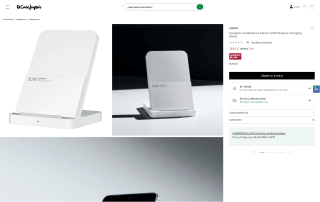 Xiaomi 50W Wireless Charging Stand por 28,92€