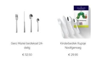 Gratis bestekset bij besteding vanaf €150 bij BK