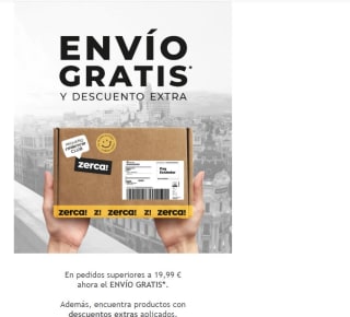 Envíos gratis por compras de 19,99€