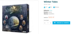 Juego de Mesa Winter Tales por 8€