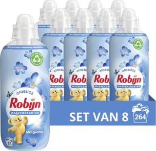 Robijn Morgenfris Wasverachter 8x 825ml voor €18,01 bij Bol.com