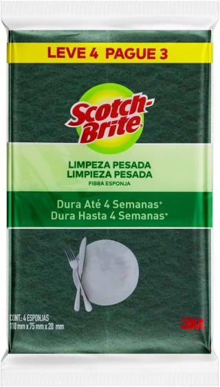 Esponja da Scotch Brite de 3M - R$ 4,49