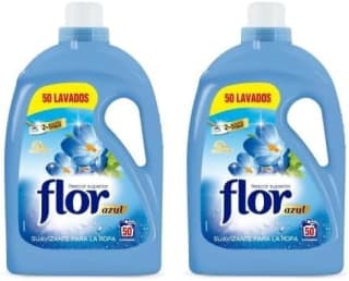 Pack 2 Flor Suavizante para la ropa, aroma azul - 50 lavados por 5,98€