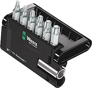 Wera Bit-set 7 TX Universal 1, 7 delig voor €13,39 bij Amazon.nl