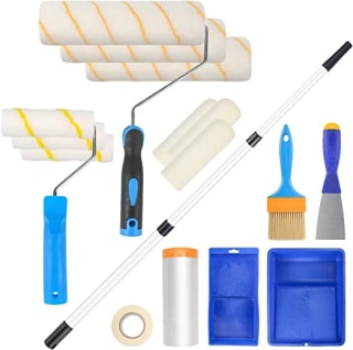 Set de 18 Piezas de Rodillos para Paredes y Techos Por 32,19€