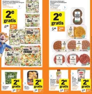 Albert Heijn Hamsterweken veel producten de 2e gratis