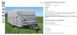 Funda para Caravana Eurotrail por 139,06€