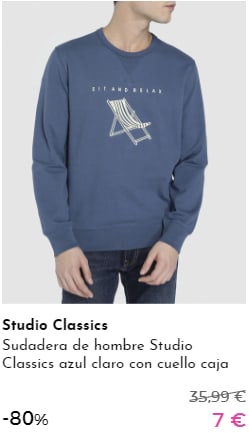 Studio Classics - Prendas para ellos por 5€ y 7€
