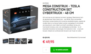 MEGA Tesla Cybertruck voor €49,95 bij Dagknaller