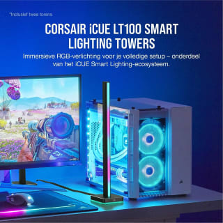 Corsair LT100 Smart Lighting Towers Starter Kit - Headset standaard voor €89,99 bij Amazon