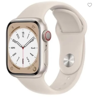 Montre connectée Apple Watch Series 8 GPS - 41 mm Blanc, reconditionné à 278,98€