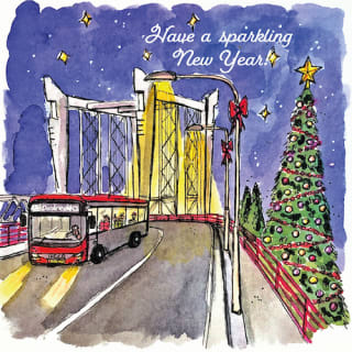 Gratis Kerstkaartje met Qbuzz versturen