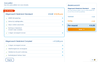 10% korting op Wegenwacht Nederland Standaard
