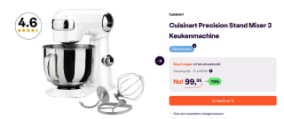 Cuisinart Precision Stand Mixer 3 Keukenmachine voor €99,95 bij iBood