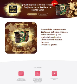 Prueba gratis por reembolso Mouse Nestlé Gold