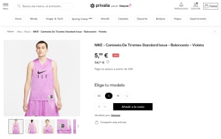 Nike Camiseta De Tirantes Standard Issue por 5,99€