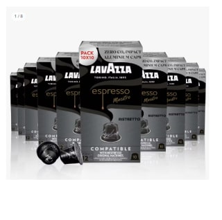 Lavazza, Espresso Maestro Ristretto, 100 Cápsulas de Café Compatibles con las Máquinas Nespresso* por 18.83€