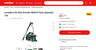 Lavadora Bosch Easy Aquatak 110 por 61,49€