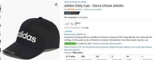 Gorra Gorra Unisex adidas Daily por 7,99€