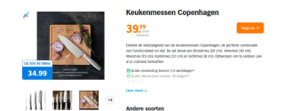 Boska Messenset Copenhagen RVS voor €39,99 in de AH voordeelshop