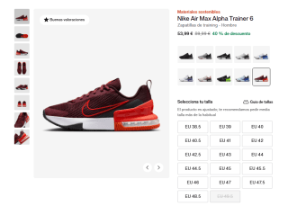 Zapatillas Nike Air Max Alpha Trainer 6 por 53,99€