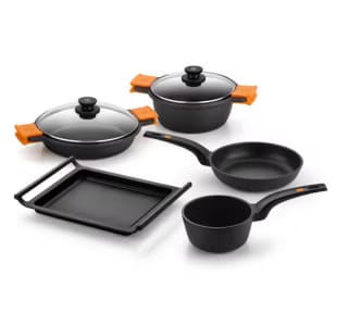 BRA Efficient Batería de Cocina 5 Piezas Aluminio Fundido con Antiadherente por 147,42€