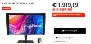 Asus ProArt PA32UCG-K 32 inch monitor voor €1.919,19 bij Caps