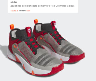 Zapatillas de Basket de hombre Trae Unlimited adidas por 49.95€