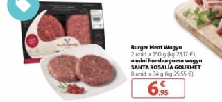 Burger meat WAGYU - Santa Rosalia [ Alcampo ]