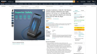 Cargador Inalámbrico CHELUXS 15W Wireless Charger por 11,89€