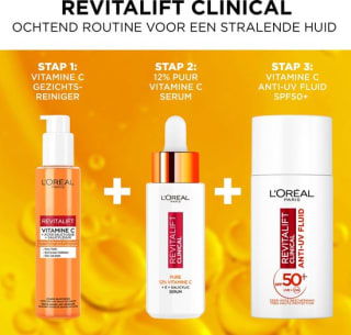 L'Oréal Paris Revitalift Anti-UV Fluid SPF50+ vit. C voor €10,99