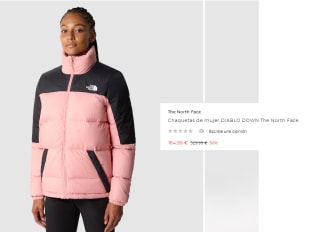 Chaquetas de mujer DIABLO DOWN The North Face por 164.99€