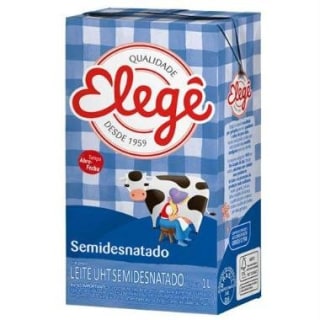 Leite da Elegê Semidesnatado de 1L - R$ 4,29